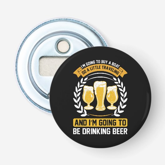 Décapsuleur Je vais boire de la bière (Devant)