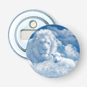 DÉCAPSULEUR JÉSUS L'AGNEAU ET JÉSUS LE LION