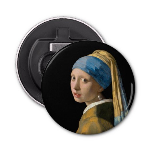 Décapsuleur Johannes Vermeer - Fille avec une oreille perle (Devant)