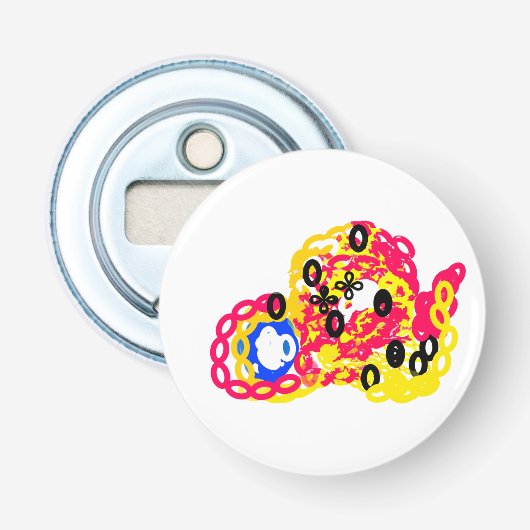 Décapsuleur Joie de poulpe jeu d'été (Devant)