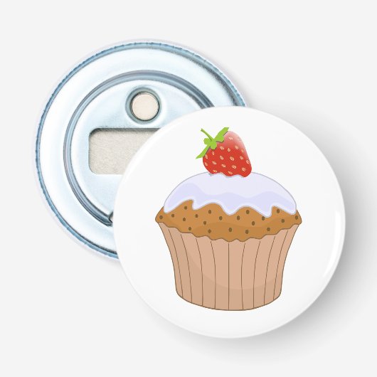 Décapsuleur Joli Bun aux Fraises (Devant)