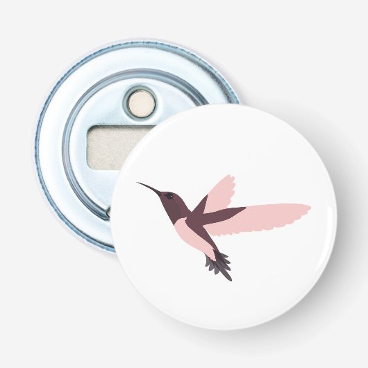 Décapsuleur Joli colibri rose (Devant)