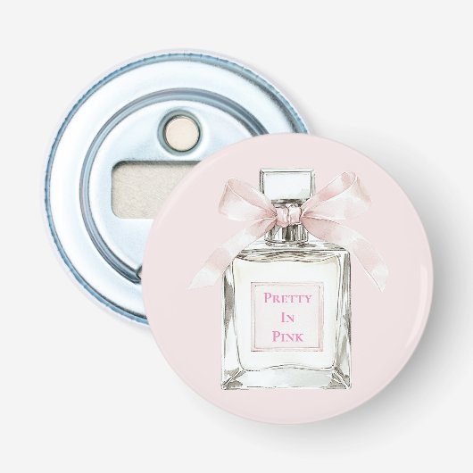 Décapsuleur Joli en rose Parfum Flacon Nœud   (Devant)