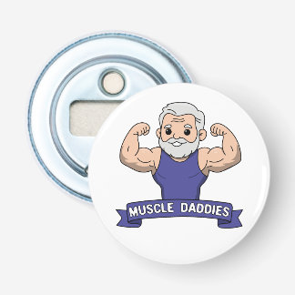 Décapsuleur Joli Kawaii Papa Musclé Barbu Bodybuilder
