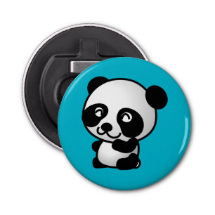 Décapsuleur Joli ours de panda blanc et noir