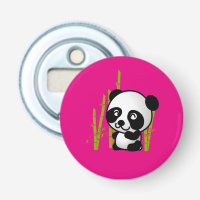 Joli ours de panda noir et blanc dans une bosquet 