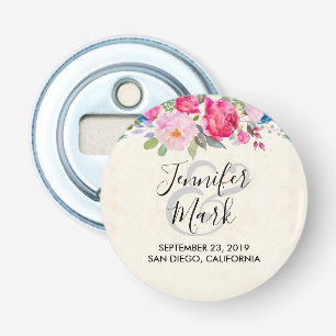 Décapsuleur Joli rose rose rose et Mariage frontalier de pivoi