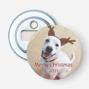 Décapsuleur Joli sourire blanc renne Chien Chien Chien Chien C
