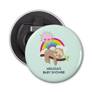 Décapsuleur Jolie fentes en azy avec Baby shower Sun & Rainbow