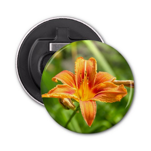 Décapsuleur Jolie grande fleur Lily photo (Devant)