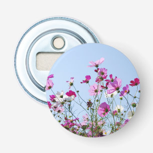 Décapsuleur Jolie photo de fleurs sauvages violettes dans un p