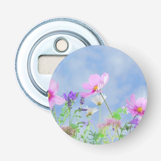 Décapsuleur Jolies fleurs sauvages de printemps (Devant)