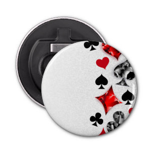 Décapsuleur Joueur de poker Joueur de cartes de jouer costumes