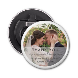 Décapsuleur Jour du mariage Photo Merci Favoriser 
