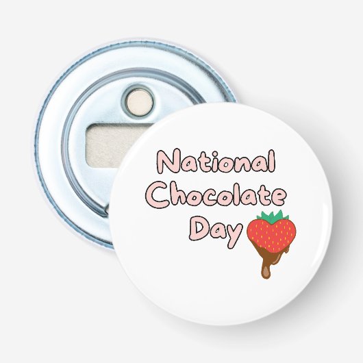 Décapsuleur Joyeuse journée nationale du chocolat (Devant)
