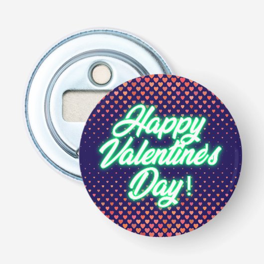 Décapsuleur Joyeuse Saint-Valentin Néon Design-23692 (Devant)
