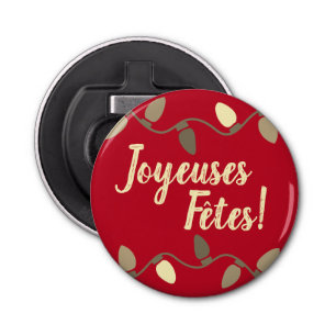 DÉCAPSULEUR JOYEUSES FÊTES PETIT CADEAU DE NOËL