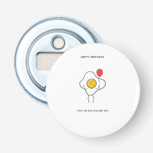 Décapsuleur Joyeux anniversaire, un cadeau d'anniversaire Egg-
