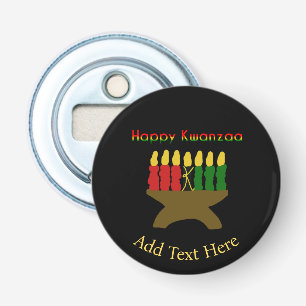 Décapsuleur Joyeux Kwanzaa Kinara