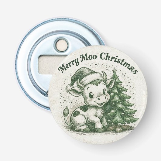 Décapsuleur Joyeux Noël Moo (Devant)