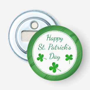 Décapsuleur Joyeux Saint Patrick`s Day Shamrock vert irlandais
