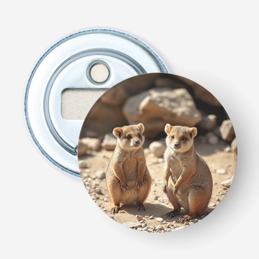 Décapsuleur Jumeaux Quokka australiens (Devant)