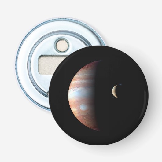 Décapsuleur Jupiter Géante gazeuse et Io Lune galiléenne (Devant)
