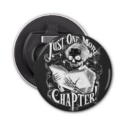 Décapsuleur Juste un autre chapitre Skeleton Reader amusant (Devant)