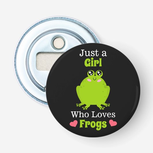 Décapsuleur Juste Une Fille Qui Aime La Grenouille Lover (Devant)