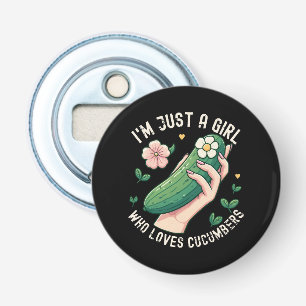 Décapsuleur Juste une fille qui aime les concombres - Végétari