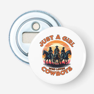 Décapsuleur Juste une fille qui aime les cow-boys