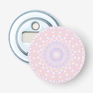 Décapsuleur Kaleidoscope rose, blanc et bleu