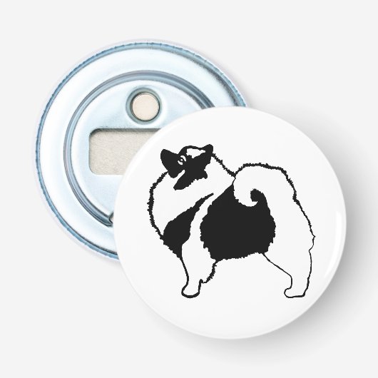 Décapsuleur Keeshond Graphics - Cute Original Chig Art (Devant)