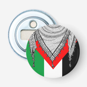 Décapsuleur Keffiyeh Écharpe palestinienne tissu traditionnel