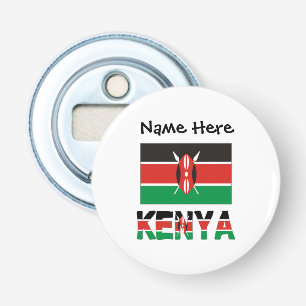 Décapsuleur Kenya Drapeau kenyan Nom personnalisé