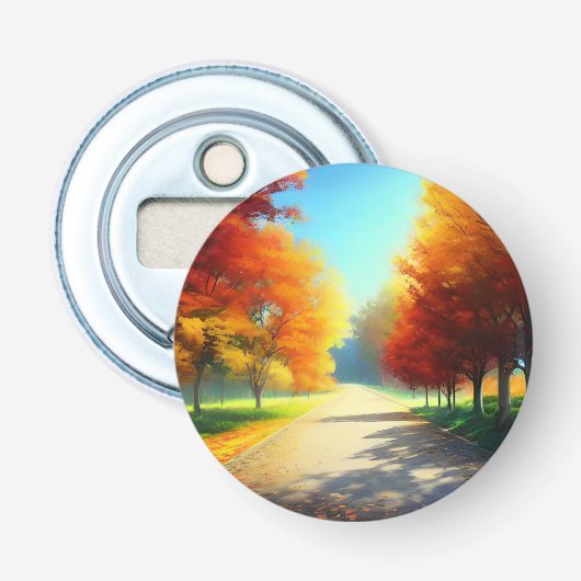 Décapsuleur La nature Les arbres d'automne dans la forêt (Devant)
