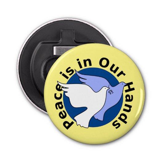 DÉCAPSULEUR LA PAIX EST ENTRE NOS MAINS (Devant)