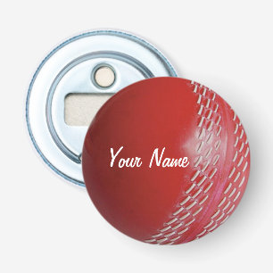Décapsuleur La Personnaliser rouge de la balle de cricket avec