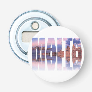 Décapsuleur La vieille ville de La Valette et le port Malte te