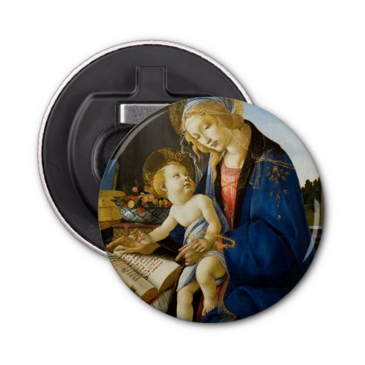 Décapsuleur La Vierge et l'enfant par Sandro Botticelli (Devant)