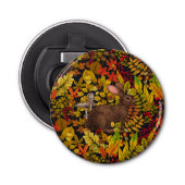 Décapsuleur Lapin d'automne en noir (Devant)