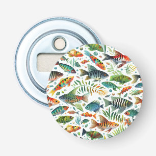 Décapsuleur L'art coloré du poisson sous-marin