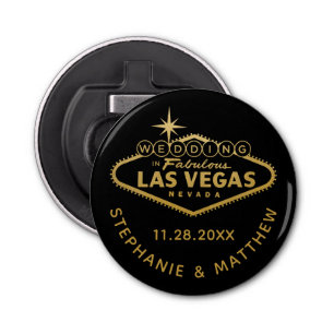 Décapsuleur Las Vegas Mariage Date Favoriser magnétique