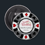 Décapsuleur Las Vegas Styled Mariage argent, gris, blanc et ro<br><div class="desc">Décapsuleur. Personnalisez Las Vegas Styled Mariage - Silver, Grey, White & Red. 📌 Si vous avez besoin d'une personnalisation plus poussée, cliquez sur le bouton "Cliquez pour Customiser plus loin" ou "Customiser ou modifier la conception" et utilisez notre outil de conception pour redimensionner, faire pivoter, modifier la couleur du texte,...</div>