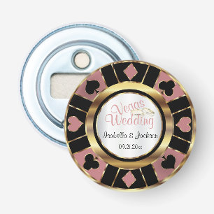 Décapsuleur Las Vegas Styled Mariage Dusty Rose Gold