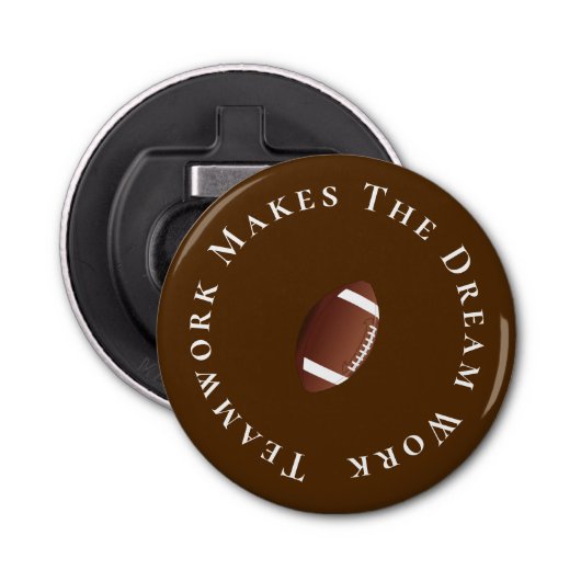 Décapsuleur Le blanc sur le travail d'équipe Brown fait le tra (Devant)