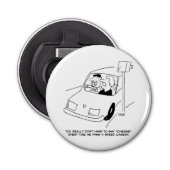 Décapsuleur Le conducteur dit du fromage en passant une caméra (Devant)