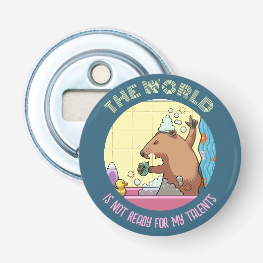 Décapsuleur Le monde n'est pas prêt à chanter la marmotte (Devant)