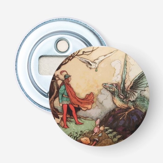 Décapsuleur Le Prince et le Magnet d'ouverture de la bouteille (Devant)