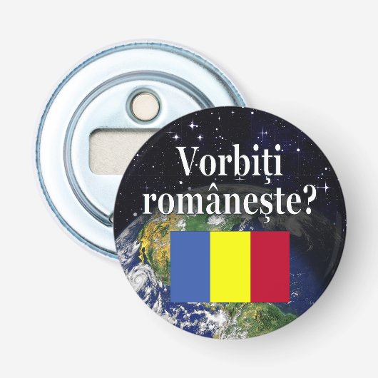 Décapsuleur Le Romanian Do You Speak ? Flag & Earth (Devant)